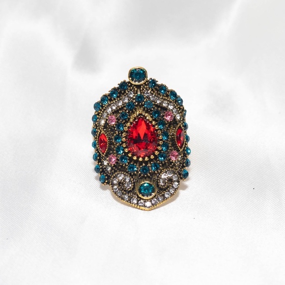 ✨Anthropologie Malha Ruby Royal Ring - Picture 6 of 6